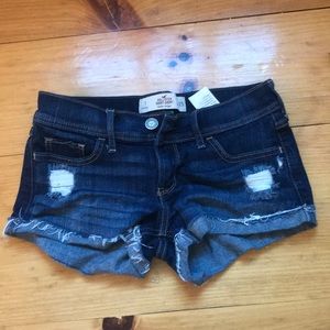 Hollister shorts, low rise
